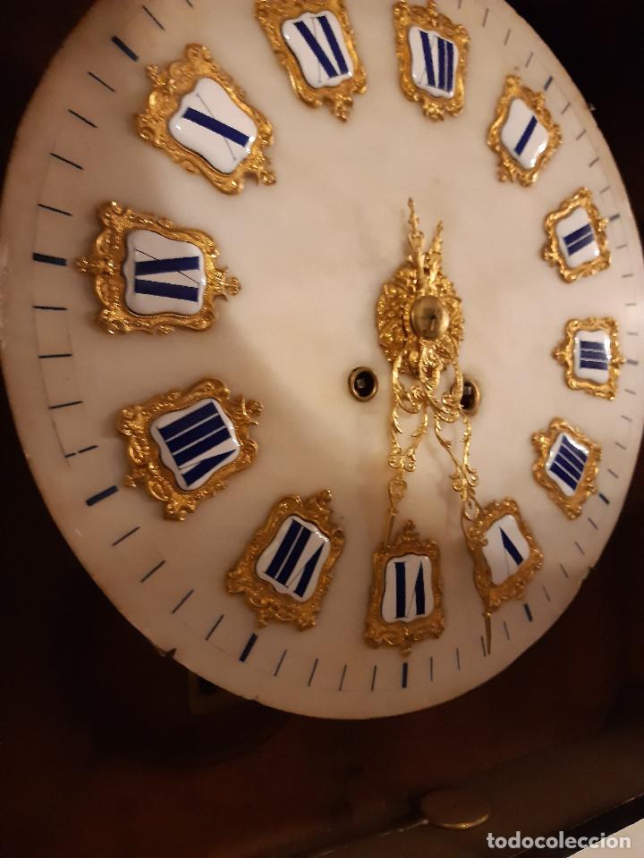 Relojes de pared: Espectacular reloj de pared antiguo - Foto 2