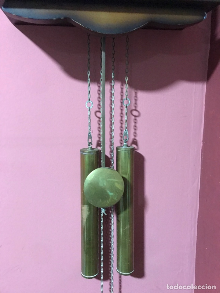 Relojes de pared: Antiguo reloj de pared con p&eacute;ndulo - Foto 4