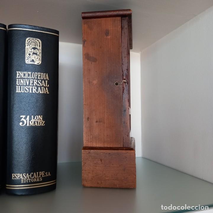 Relojes de pared: ANTIG&Uuml;O COTTAGE CLOCK AMERICANO. FUNCIONA BIEN. - Foto 3
