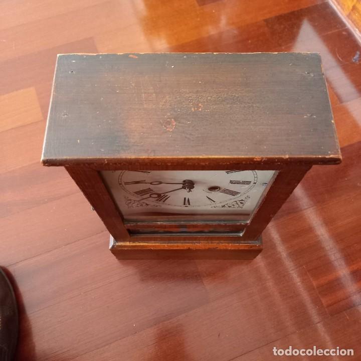 Relojes de pared: ANTIG&Uuml;O COTTAGE CLOCK AMERICANO. FUNCIONA BIEN. - Foto 8