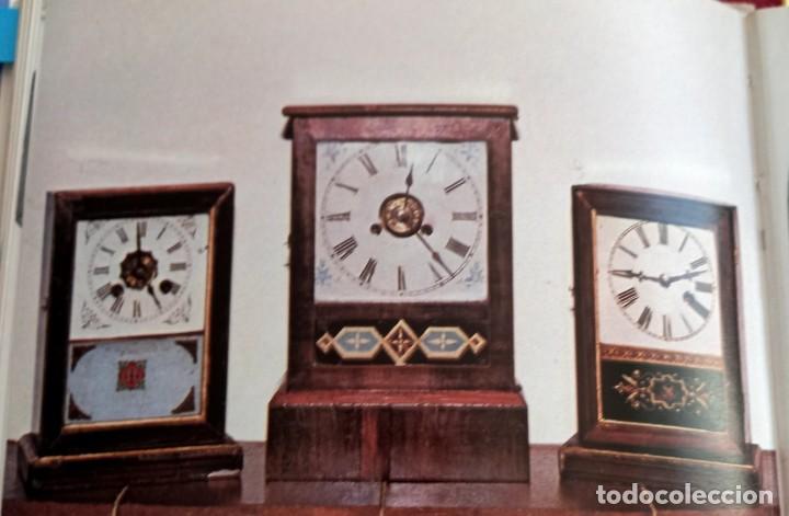 Relojes de pared: ANTIG&Uuml;O COTTAGE CLOCK AMERICANO. FUNCIONA BIEN. - Foto 12