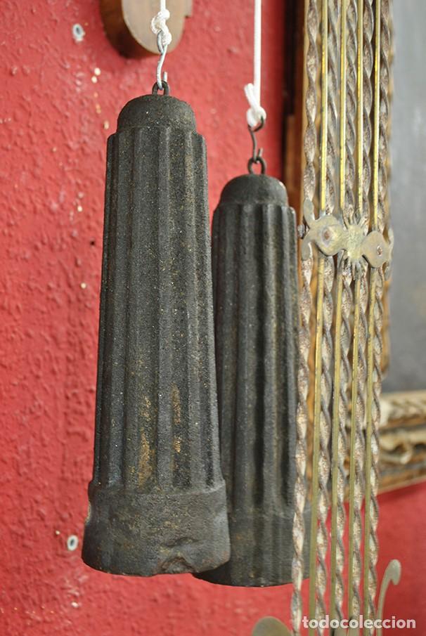 Relojes de pared: RELOJ ANTIGUO DE PARED TIPO MOREZ - Foto 3