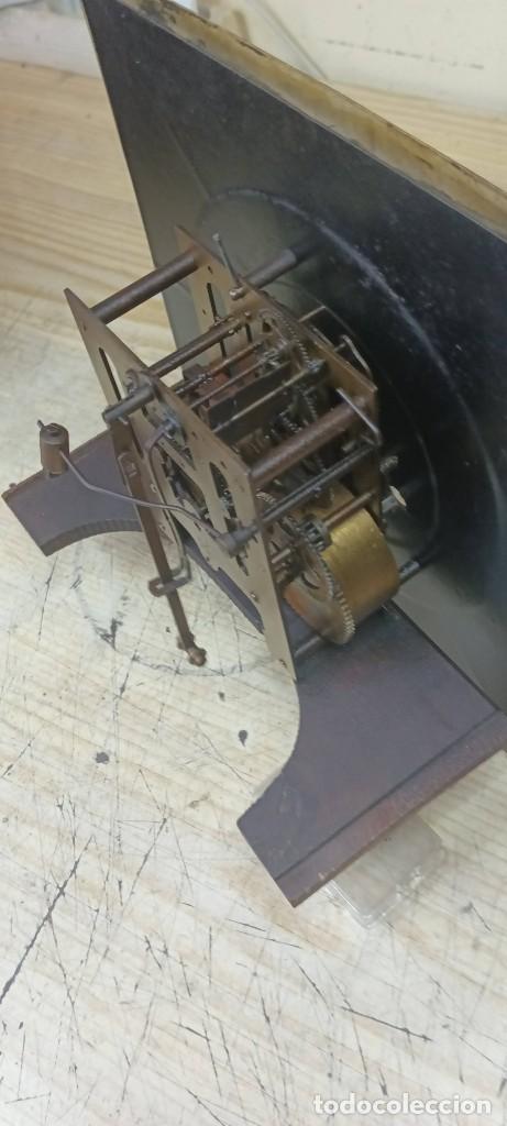 Relojes de pared: Reloj de p&eacute;ndulo de finales de 1800. (Funciona a la perfecci&oacute;n) - Foto 8