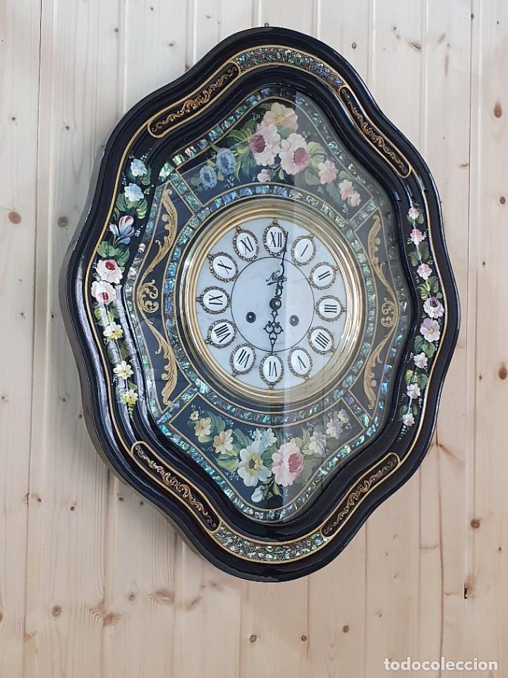 Relojes de pared: RELOJ OJO DE BUEY ISABELINO MARCA NACAR - Foto 2