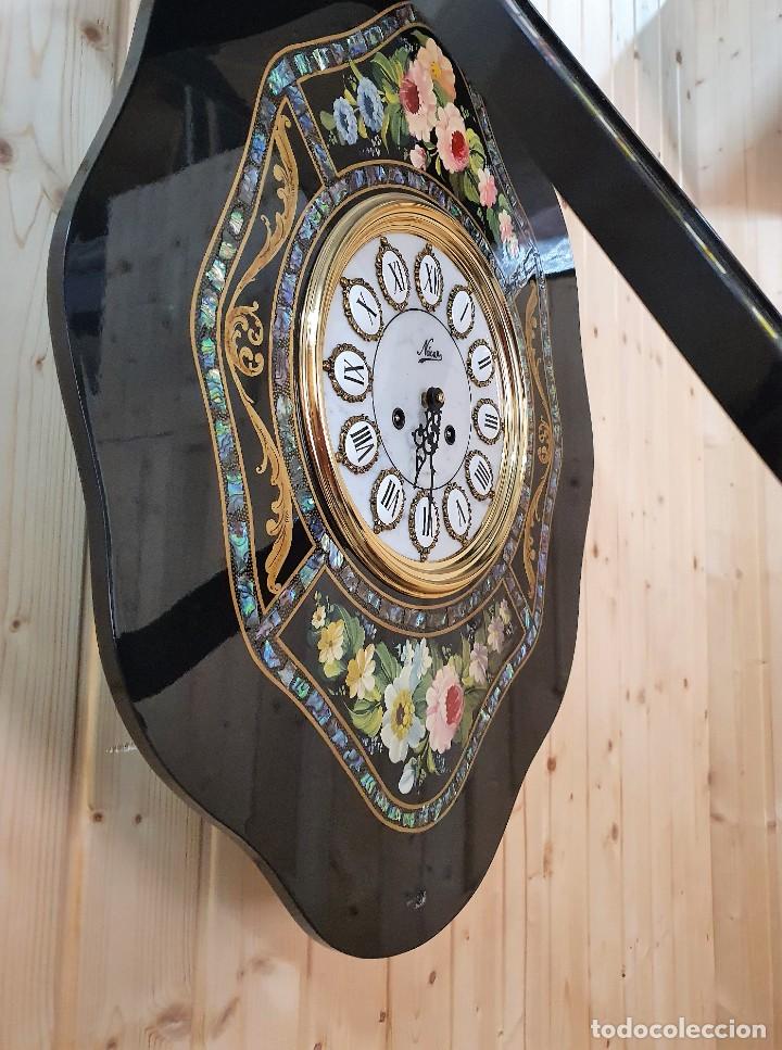 Relojes de pared: RELOJ OJO DE BUEY ISABELINO MARCA NACAR - Foto 7