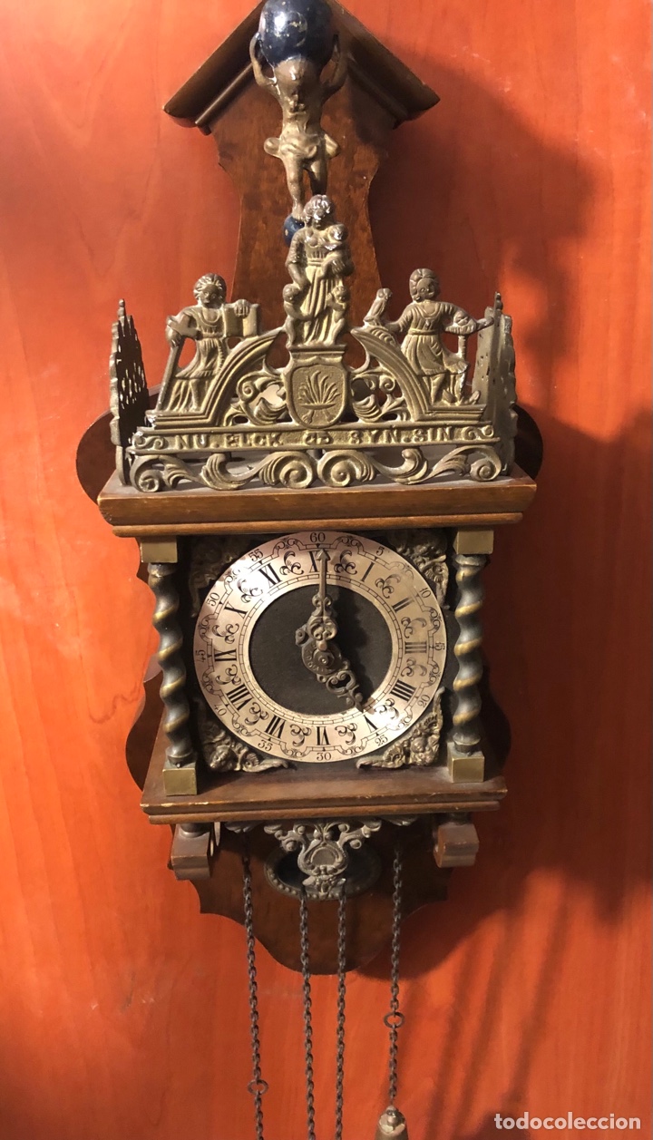 Relojes de pared: ANTIGUO RELOJ DE PARED NU ELCK SYN SIN. - Foto 3