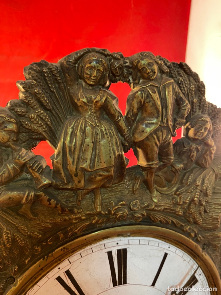 Relojes de pared: Antiguo reloj morez - Foto 3