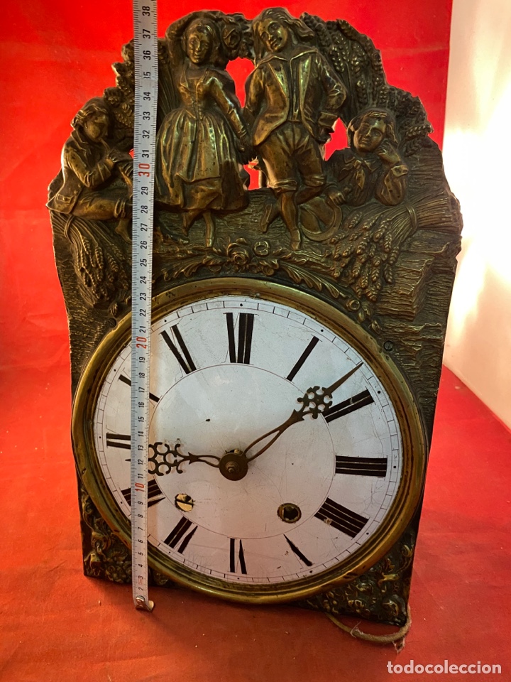 Relojes de pared: Antiguo reloj morez - Foto 11