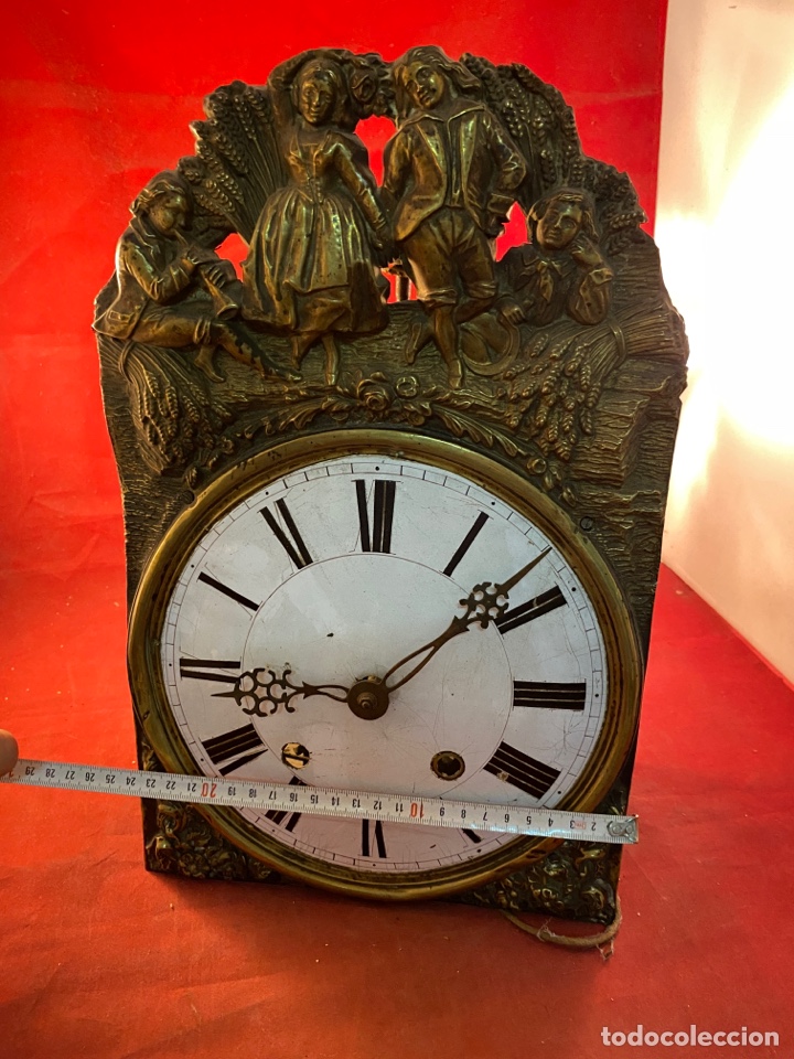 Relojes de pared: Antiguo reloj morez - Foto 12