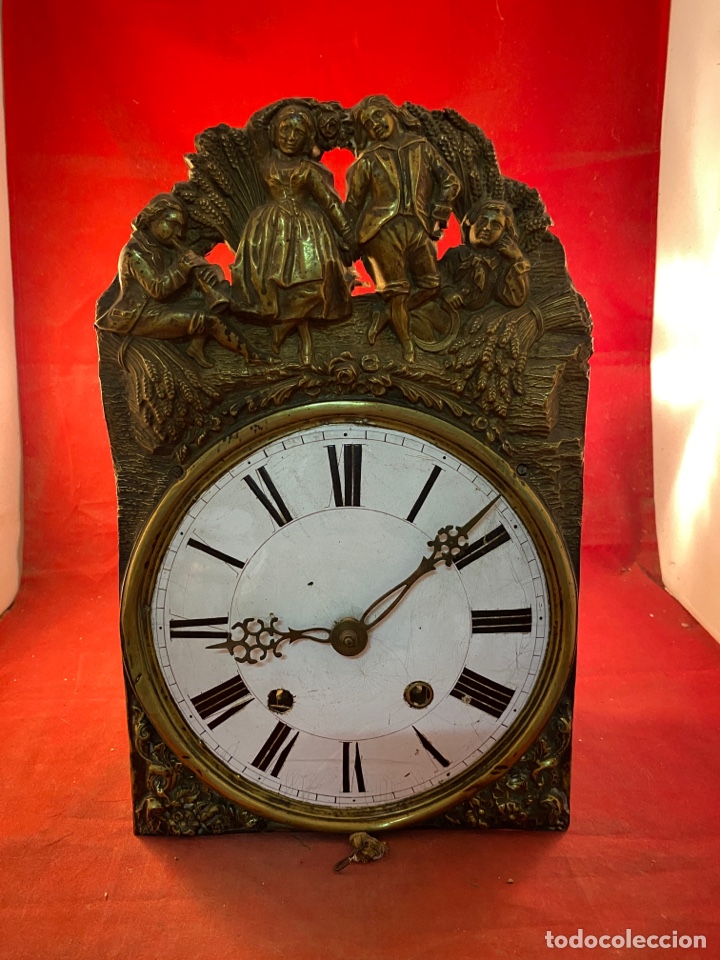 Relojes de pared: Antiguo reloj morez - Foto 1