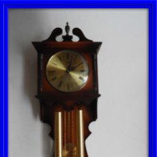 Relojes de pared: RELOJ DE PARED DE PESAS FUNCIONA CORRECTAMENTE. Lote 393388579