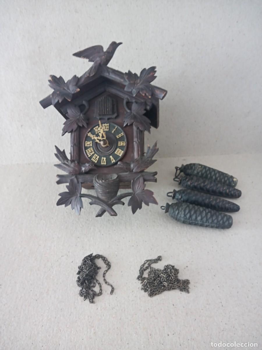 reloj cuco antiguo de pared - Compra venta en todocoleccion