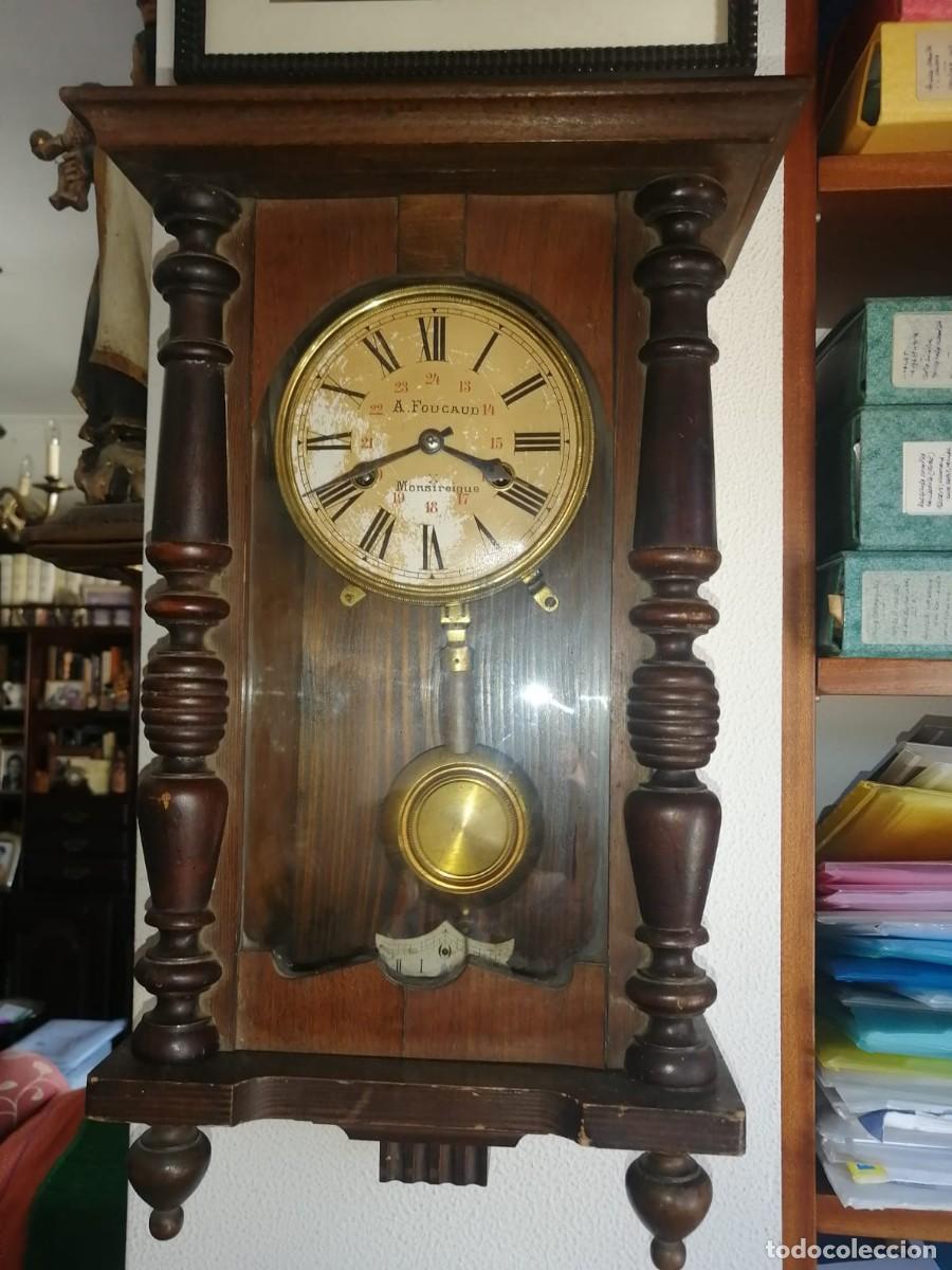 Relojes de pared: Reloj de pared siglo XIX - Foto 1