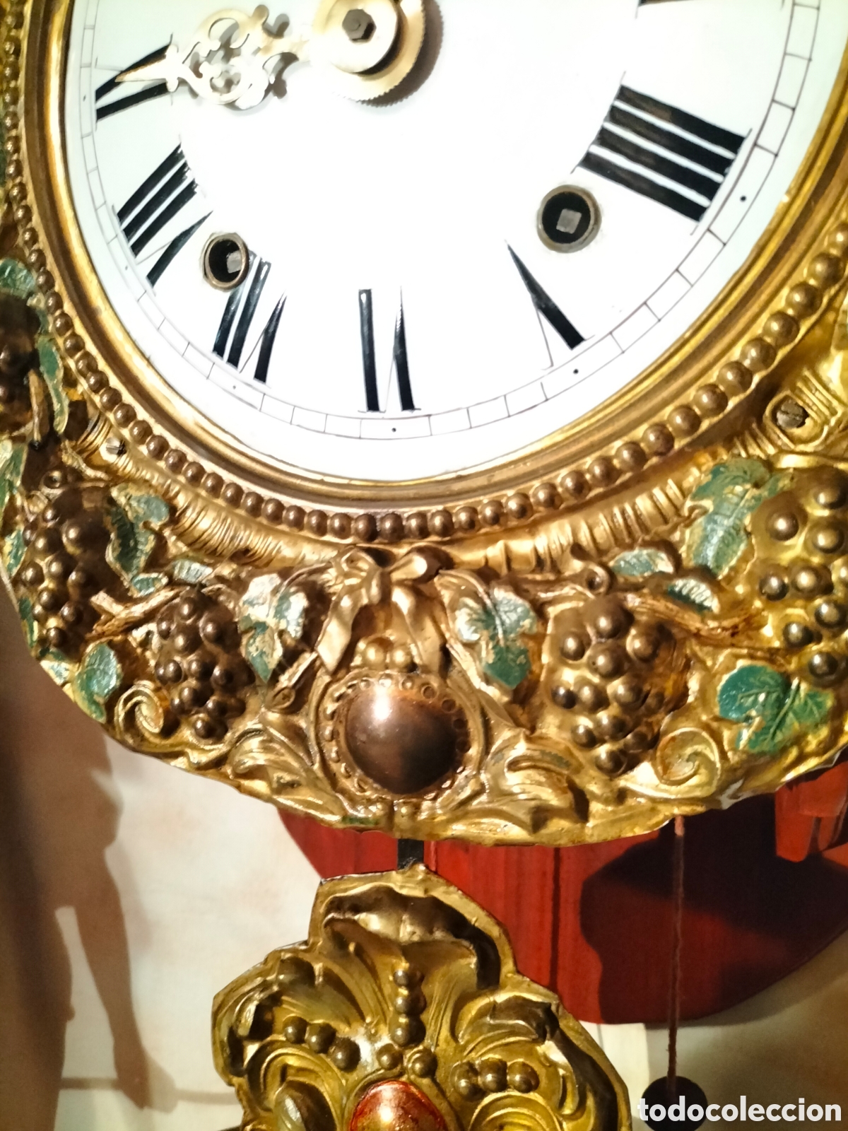 Relojes de pared: Reloj morez p&eacute;ndulo real - Foto 3