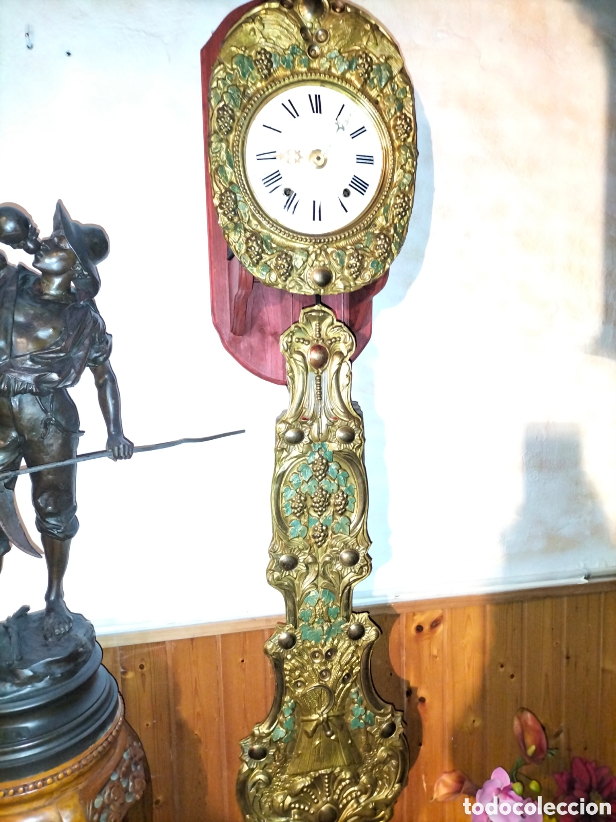 Relojes de pared: Reloj morez p&eacute;ndulo real - Foto 8