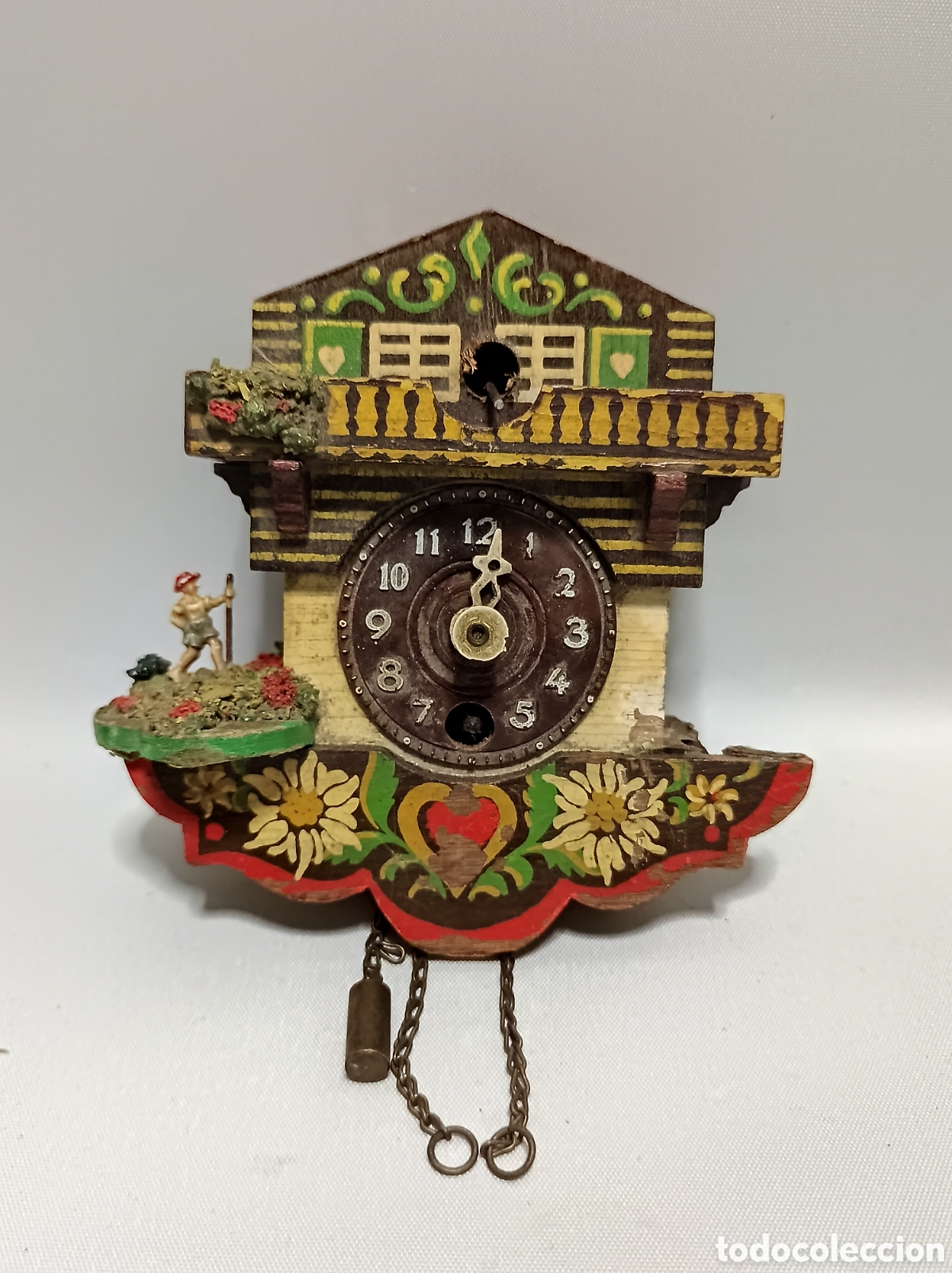 antiguo reloj de pared cuco selva negra años 60 - Compra venta en  todocoleccion