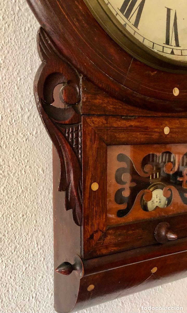 Relojes de pared: RELOJ DE PARED. POSIBLEMENTE AMERICANO - Foto 4