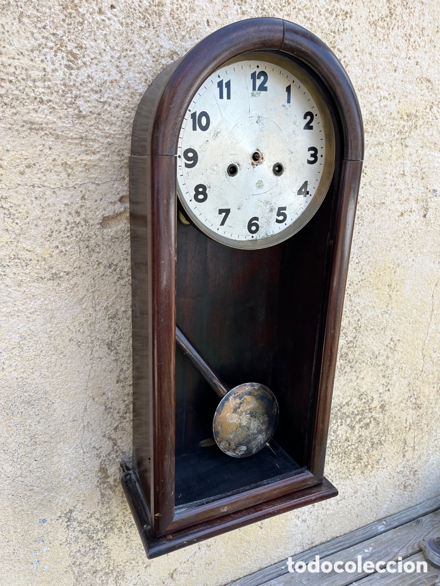 Relojes de pared: Reloj antiguo de pared. Para restaurar. - Foto 7