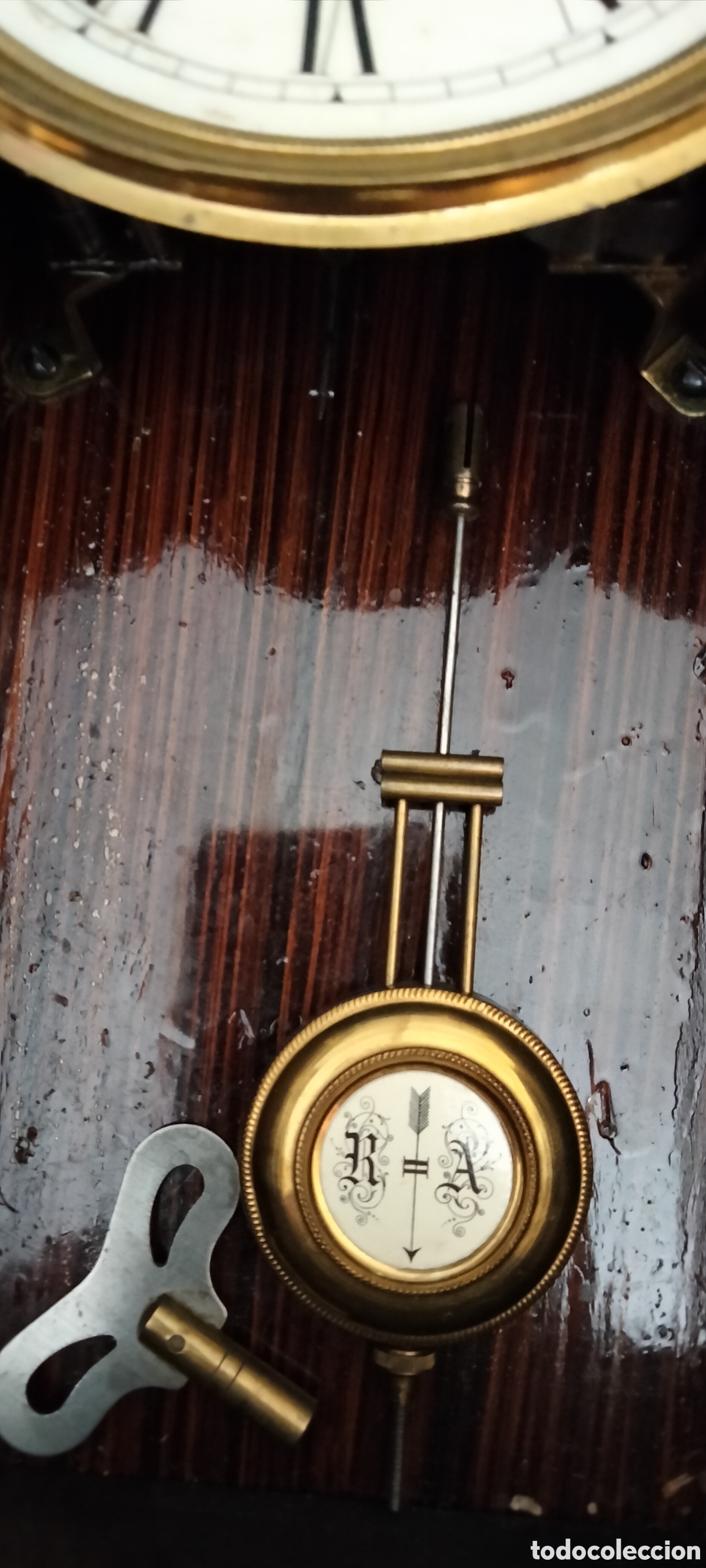 Relojes de pared: BONITO RELOJ ISABELINO - Foto 4