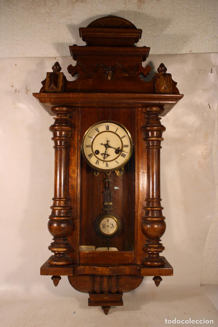 Relojes de pared: antiguo reloj de pared junghans - Foto 3
