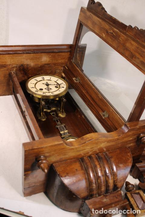 Relojes de pared: antiguo reloj de pared junghans - Foto 6