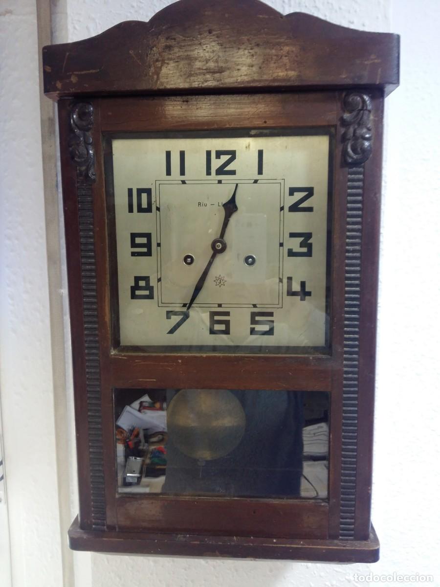 Relojes de pared: Reloj de paret de 100 a&ntilde;os, funciona - Foto 1