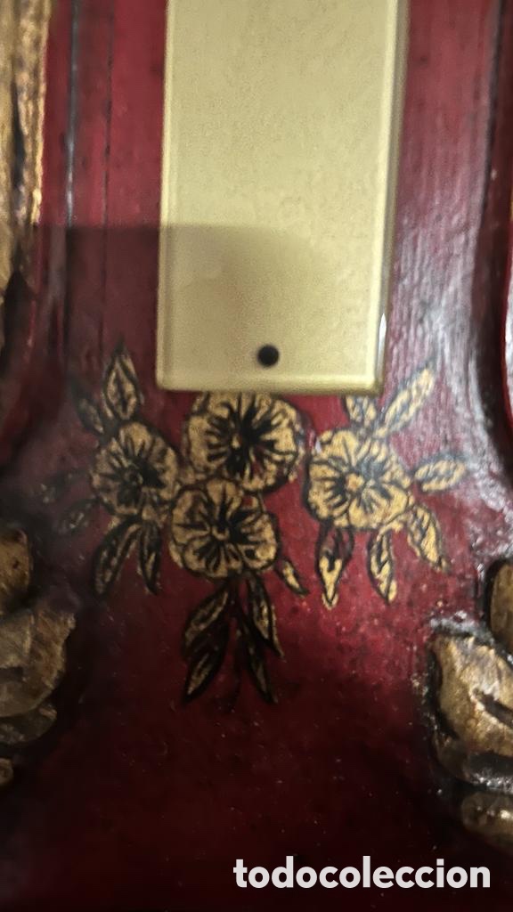 Relojes de pared: Antiguo reloj bar&oacute;metro - Foto 4