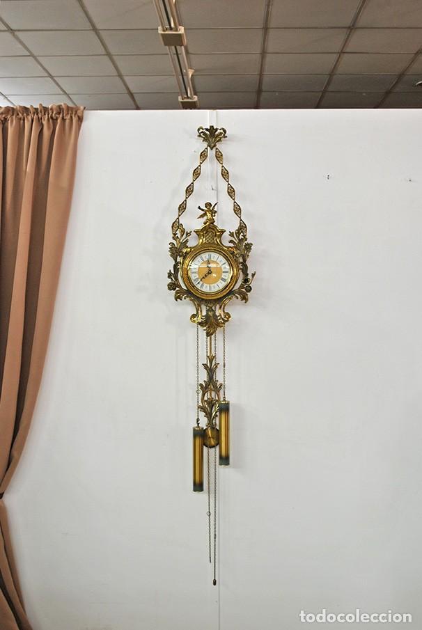 antigua maquinaria reloj de pared iii - Compra venta en todocoleccion
