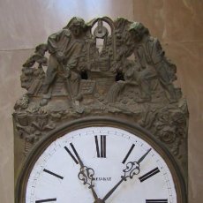 Relojes de pared: MAQUINARIA GRANDE ANTIGUO RELOJ FRANCÉS MOREZ DE MEDIADOS SIGLO XIX 1850 MAQUINARIA AUN FUNCIONA