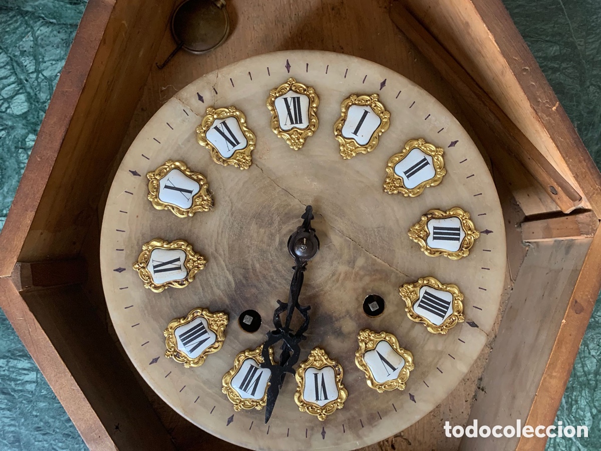 Relojes de pared: Reloj de pared S XIX - Foto 3