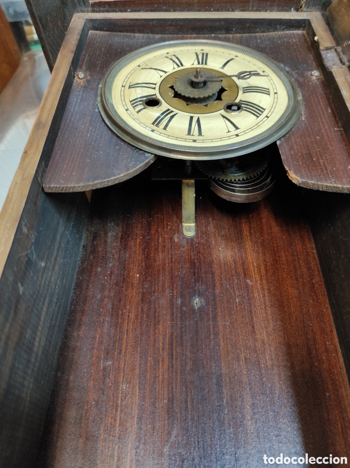 Relojes de pared: Antiguo reloj de pared - Foto 7