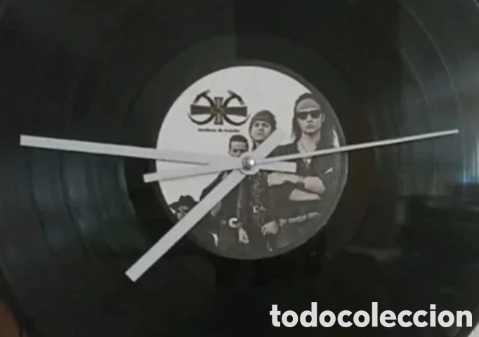 Relojes de pared: Reloj disco vinilo H&eacute;roes del Silencio - Foto 2