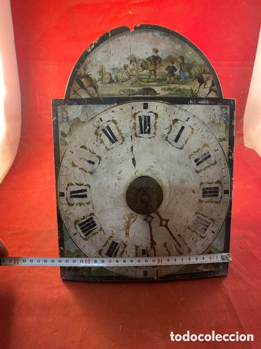 Relojes de pared: Antiguo reloj de pared madera - Foto 5