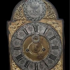 Relojes de pared: RELOJ PP. SIGLO XVIII - FIRMADO: NICOLAUS DEDEMAN.
