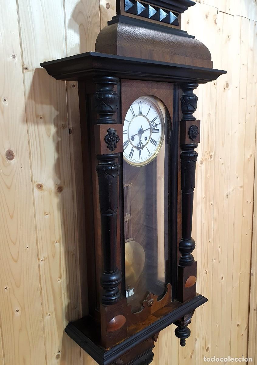 Relojes de pared: ANTIGUO RELOJ DE PARED - Foto 7