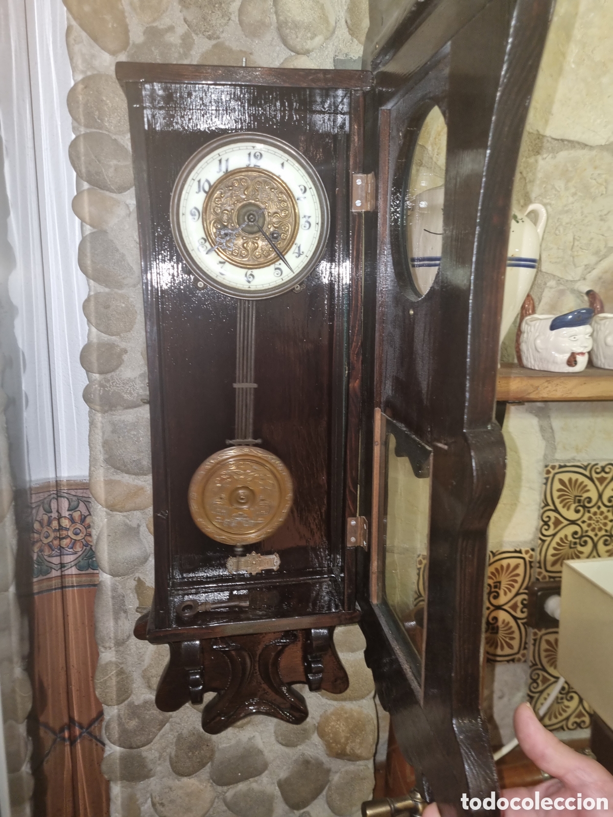 Relojes de pared: Reloj de pared del a&ntilde;o MDCC A&Ntilde;O (1800). - Foto 2