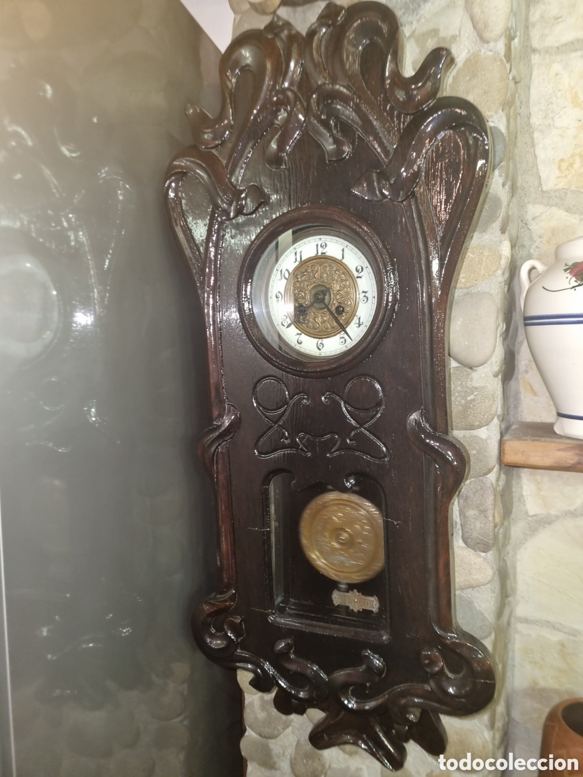 Relojes de pared: Reloj de pared del a&ntilde;o MDCC A&Ntilde;O (1800). - Foto 1