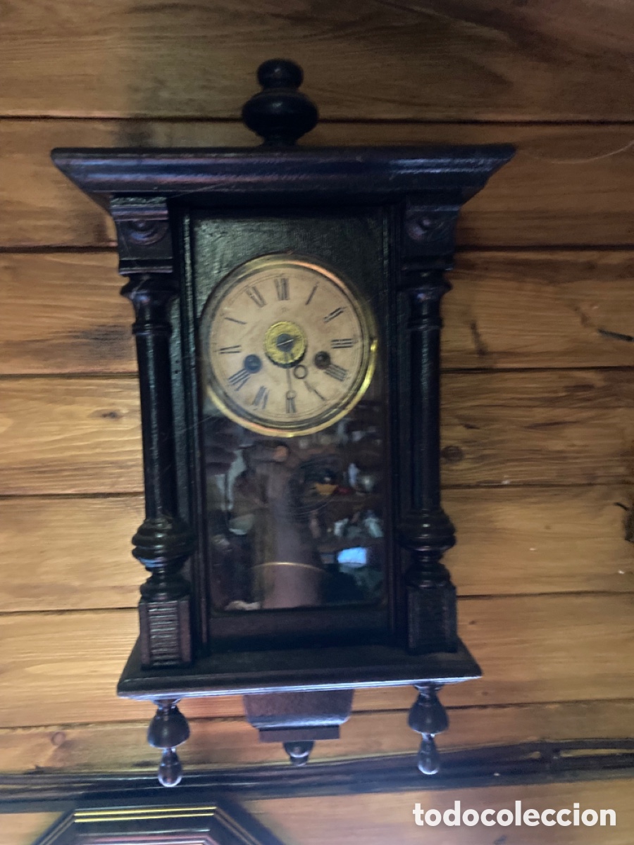 Relojes de pared: Antiguo reloj de pared - Foto 1