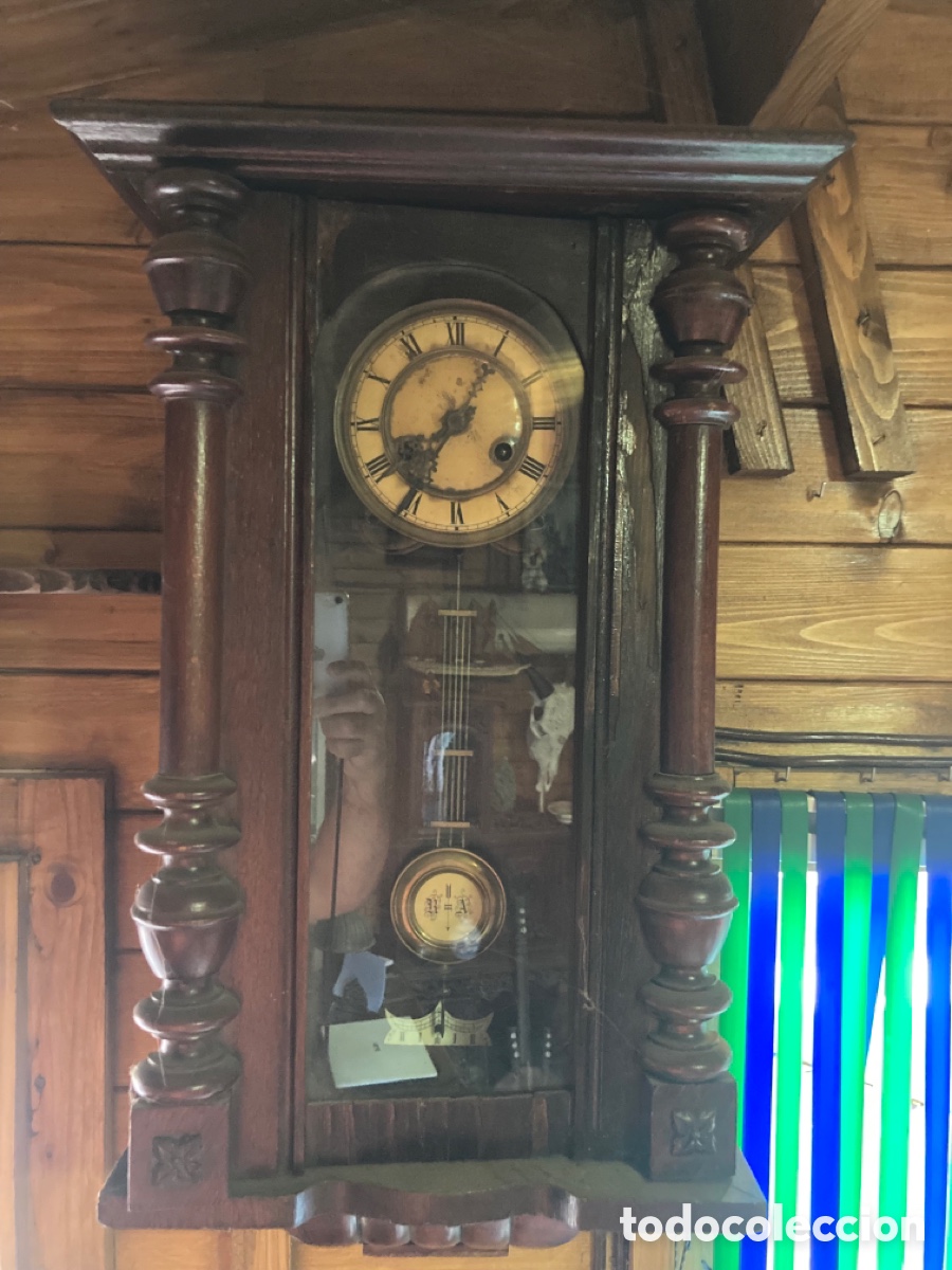 Relojes de pared: Antiguo reloj de pared - Foto 1