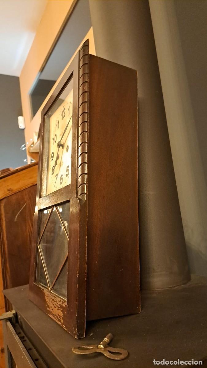 Relojes de pared: Reloj de Pared P&eacute;ndulo Junghans A&ntilde;os 30 NUMERADO Alem&aacute;n - Foto 4
