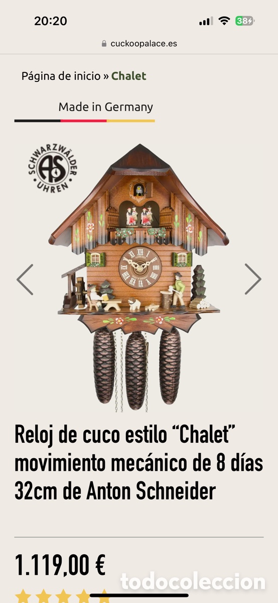 Relojes de pared: Cuco - Foto 3