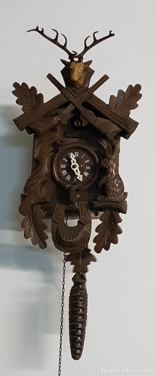 Relojes de pared: Reloj de cucu funcionando de una pesa mec&aacute;nico - Foto 1