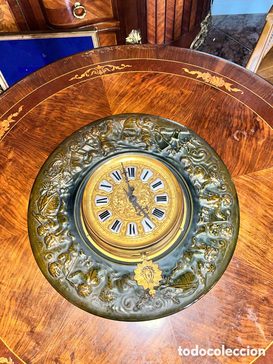 Relojes de pared: Reloj franc&eacute;s de cer&aacute;mica - Foto 2