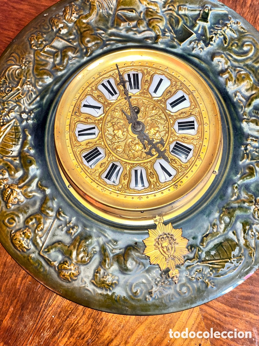 Relojes de pared: Reloj franc&eacute;s de cer&aacute;mica - Foto 3