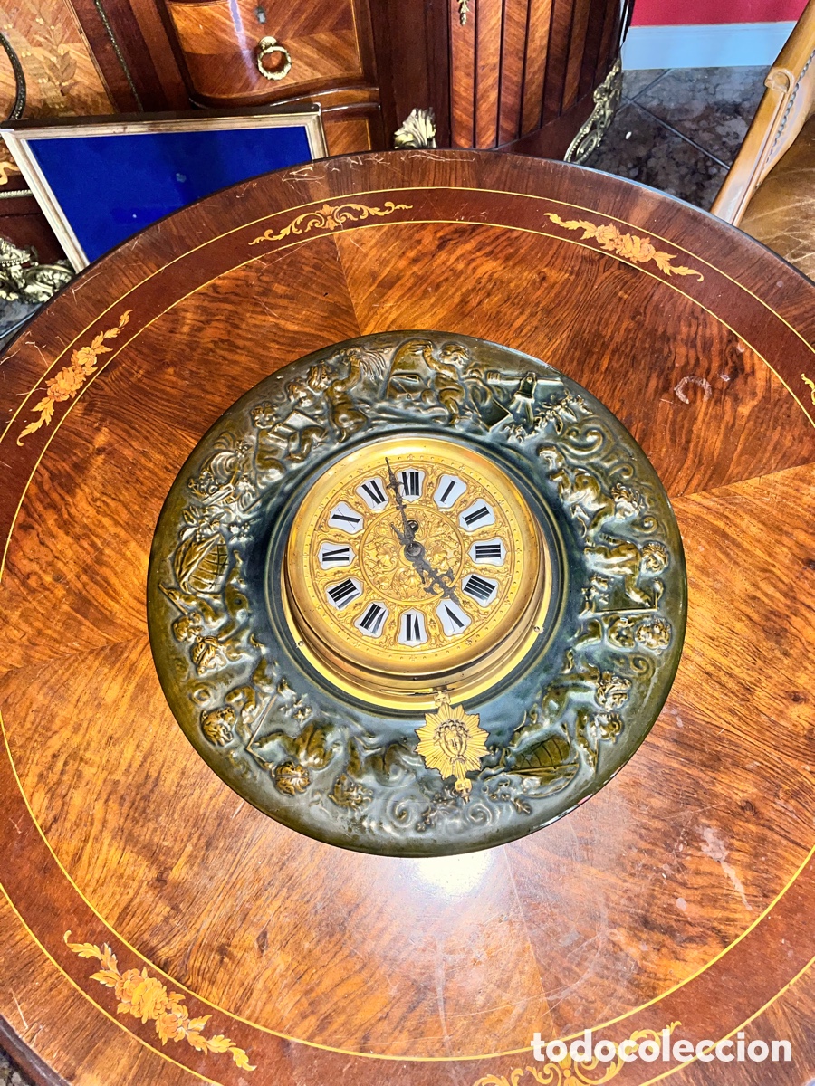 Relojes de pared: Reloj franc&eacute;s de cer&aacute;mica - Foto 1