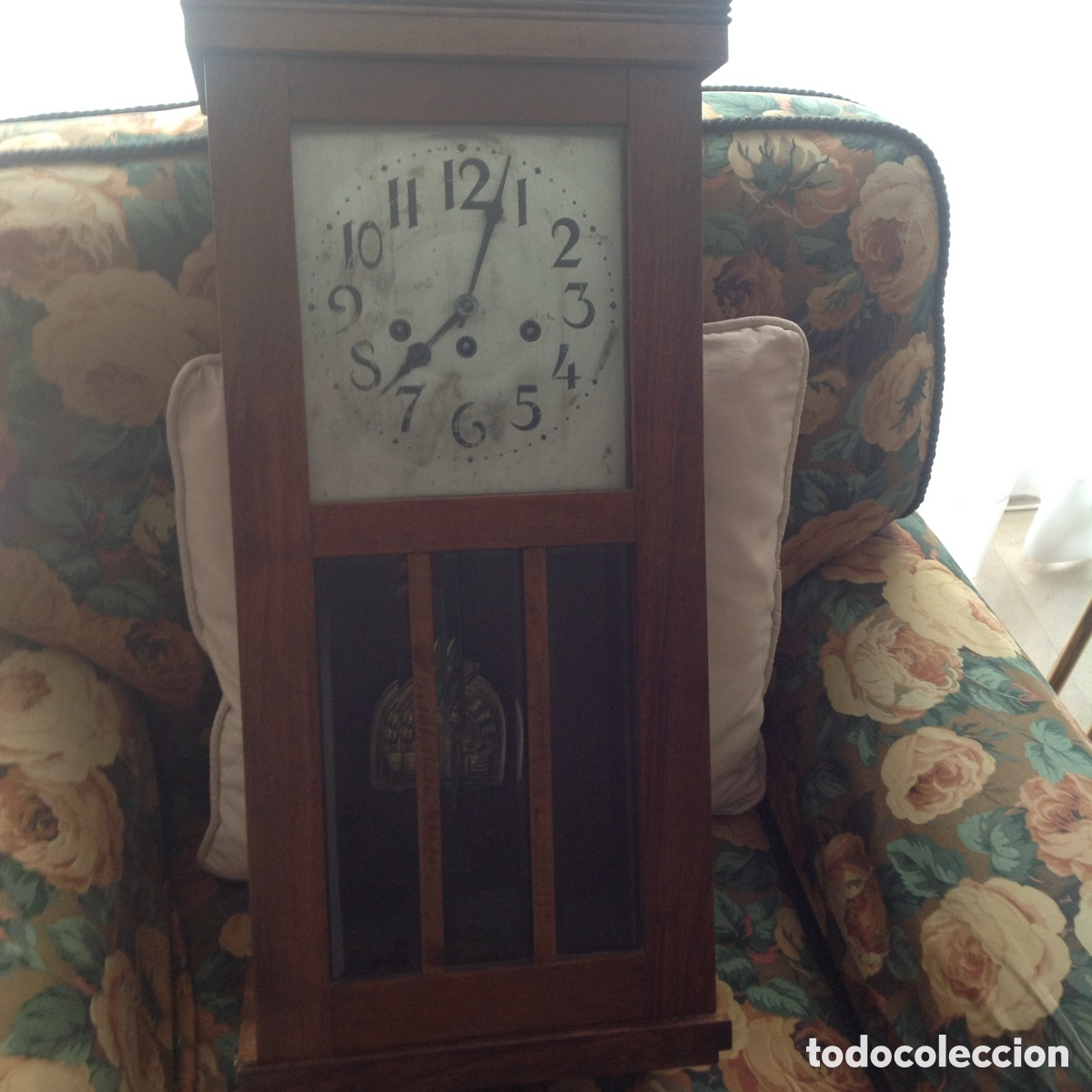 Relojes de pared: Reloj de pared carrill&oacute;n, &eacute;poca modernista - Foto 1