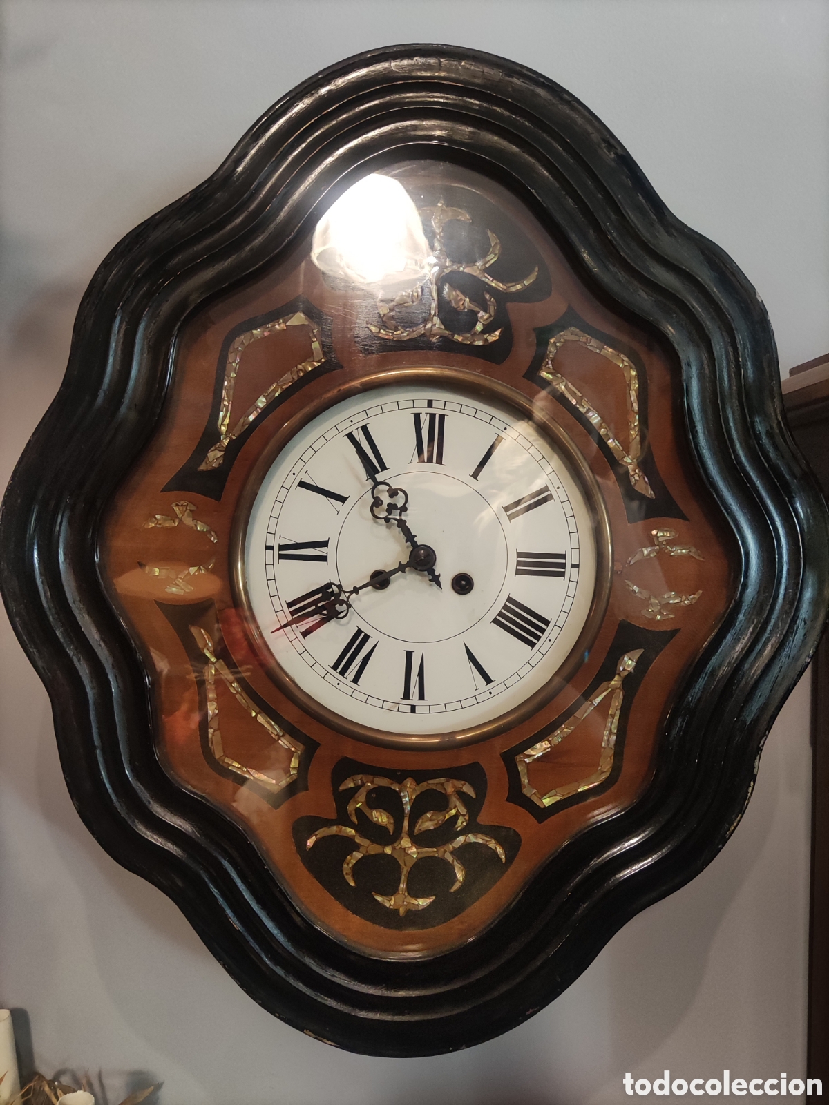 Relojes de pared: ANTIGUO RELOJ OJO DE BUEY - Foto 1