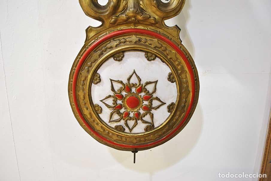 Relojes de pared: RELOJ ANTIGUO DE PARED TIPO MOREZ - Foto 4