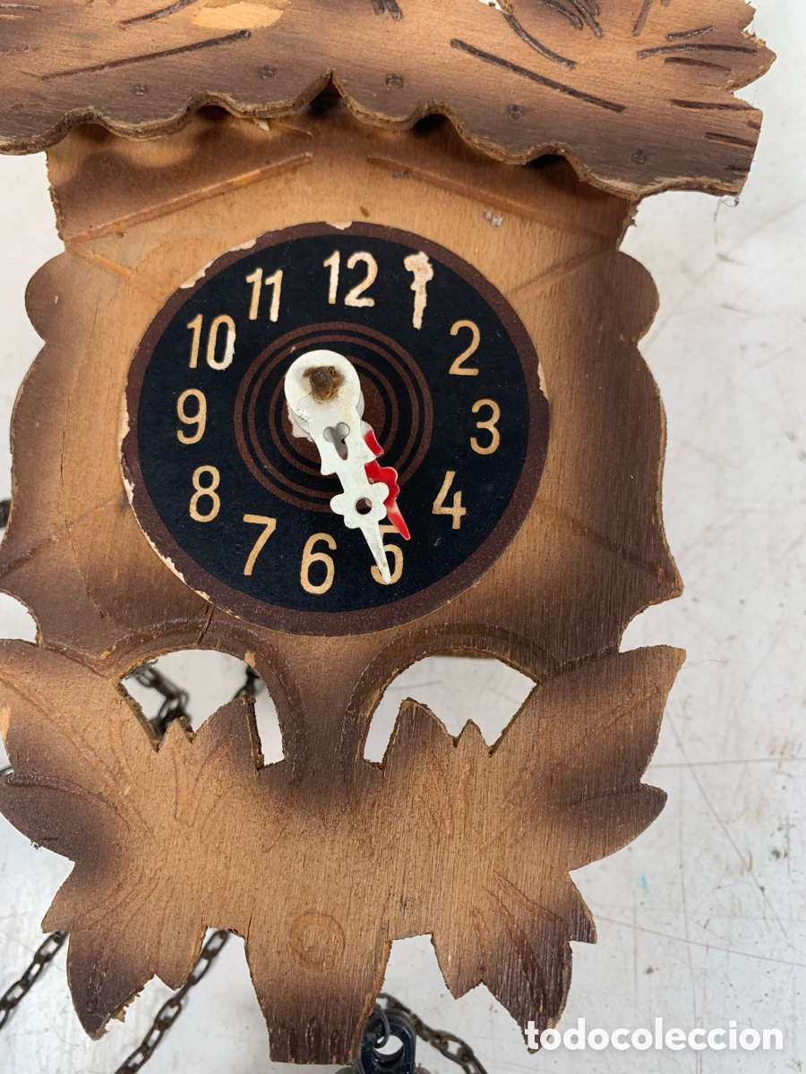 Relojes de pared: 01_ reloj de cuco de madera - Foto 5