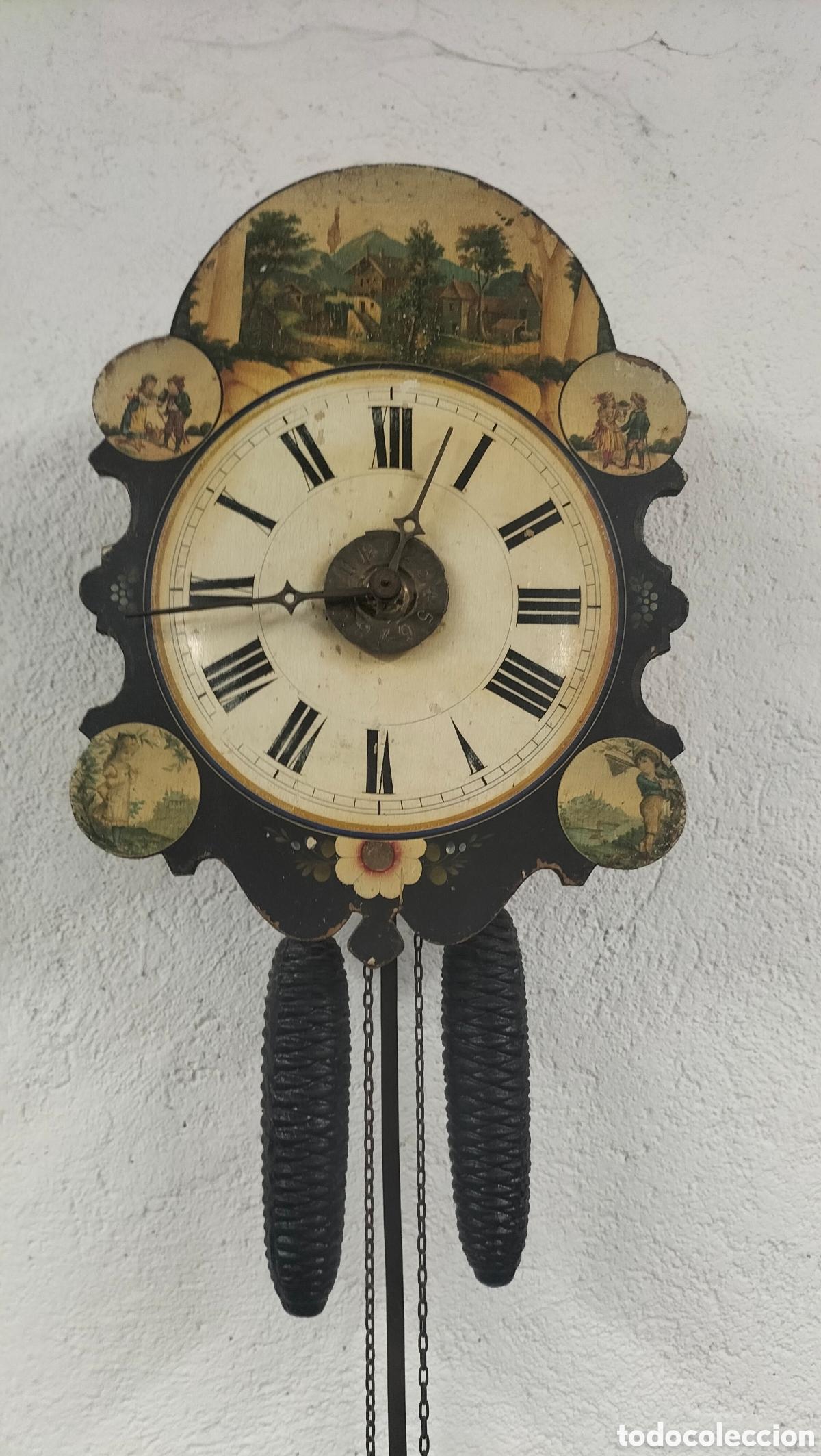 Relojes de pared: Reloj ratera de medallones - Foto 1